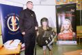 Spotkanie kolonistów z kolejarzem i strażnikami ochrony kolei