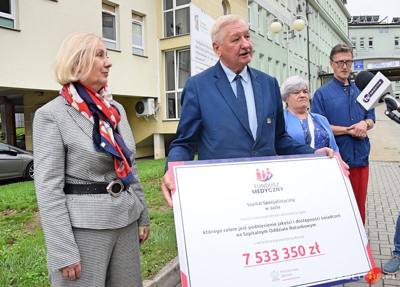 7,5 mln zł dla jasielskiego szpitala na przebudowę i doposażenie SOR