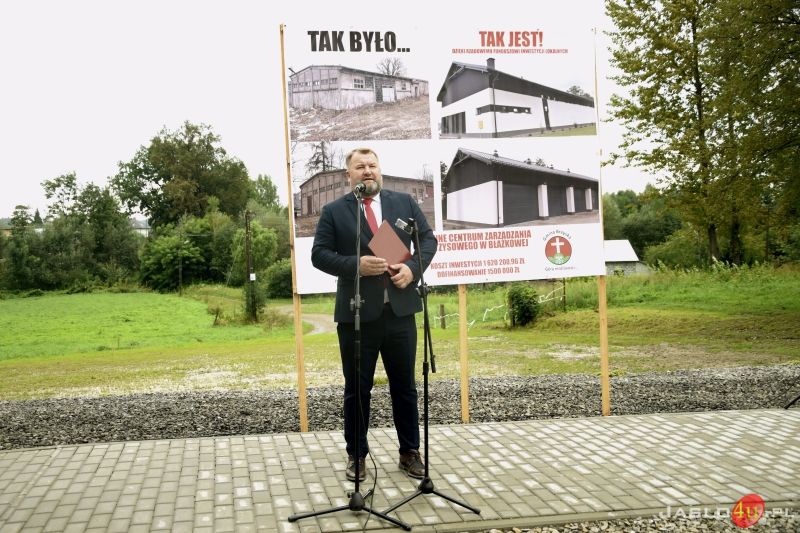 Uroczyste otwarcie Gminnego Centrum Zarządzania Kryzysowego w Błażkowej
