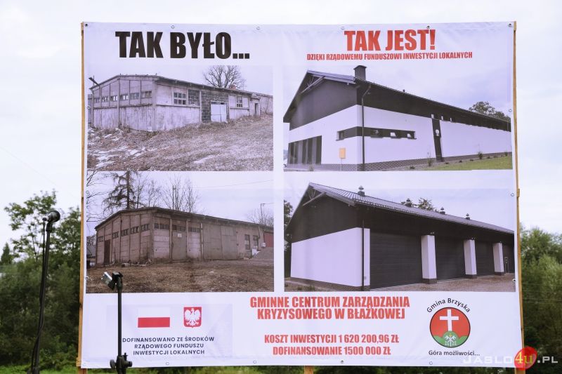 Uroczyste otwarcie Gminnego Centrum Zarządzania Kryzysowego w Błażkowej