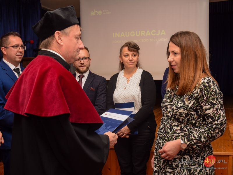 Inauguracja roku akademickiego 2023/24 w jasielskiej Filii AHE w Łodzi
