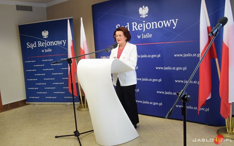 Minister Sprawiedliwości Zbigniew Ziobro w jasielskim sądzie