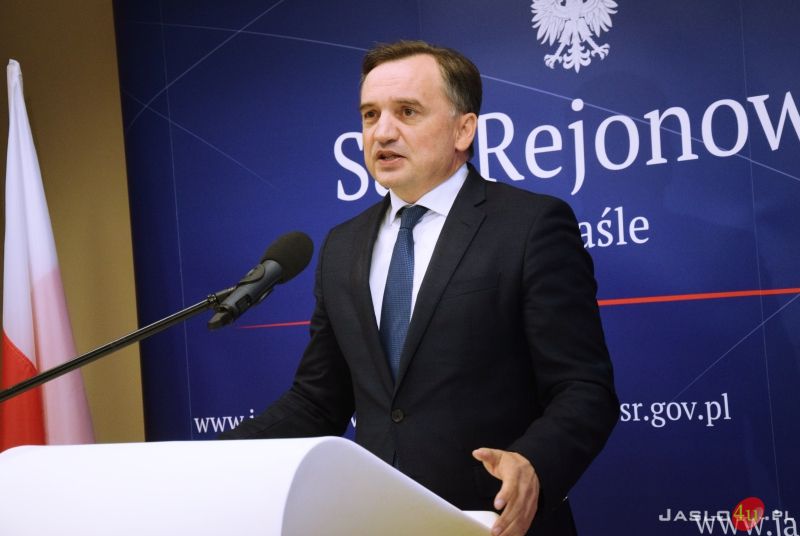 Minister Sprawiedliwości Zbigniew Ziobro w jasielskim sądzie