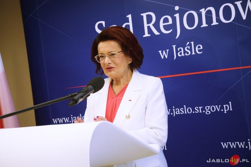 Minister Sprawiedliwości Zbigniew Ziobro w jasielskim sądzie