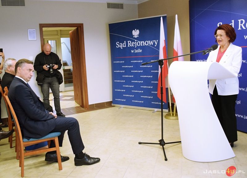Minister Sprawiedliwości Zbigniew Ziobro w jasielskim sądzie