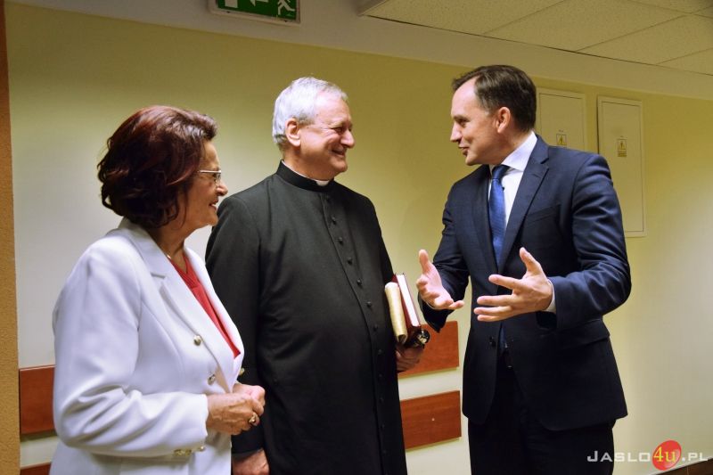 Minister Sprawiedliwości Zbigniew Ziobro w jasielskim sądzie