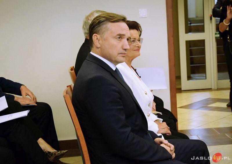 Minister Sprawiedliwości Zbigniew Ziobro w jasielskim sądzie