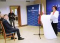 Minister Sprawiedliwości Zbigniew Ziobro w jasielskim sądzie
