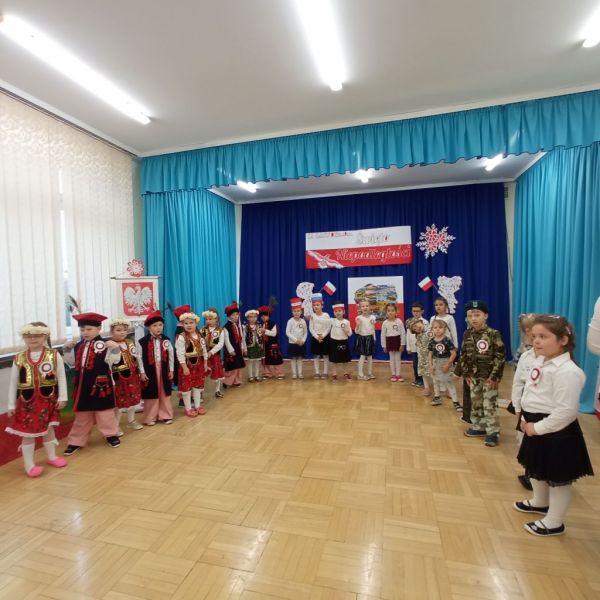 Obchody Narodowego Święta Niepodległości w Przedszkolu Miejskim nr 9 w Jaśle