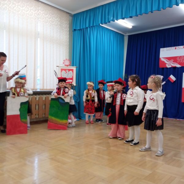 Obchody Narodowego Święta Niepodległości w Przedszkolu Miejskim nr 9 w Jaśle