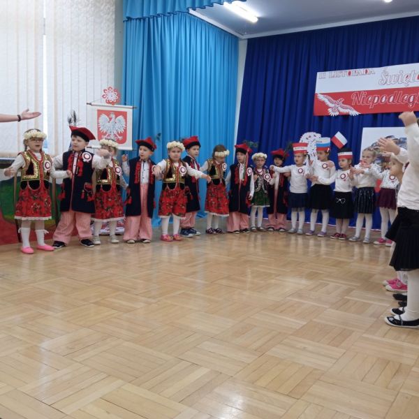 Obchody Narodowego Święta Niepodległości w Przedszkolu Miejskim nr 9 w Jaśle