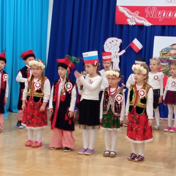 Obchody Narodowego Święta Niepodległości w Przedszkolu Miejskim nr 9 w Jaśle
