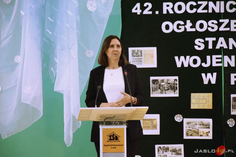 Dzień Pamięci Ofiar Stanu Wojennego w ZSB w Jaśle