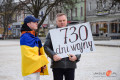 Społeczność mniejszości ukraińskiej w Jaśle wspomina dzień agresji rosyjskiej na Ukrainę