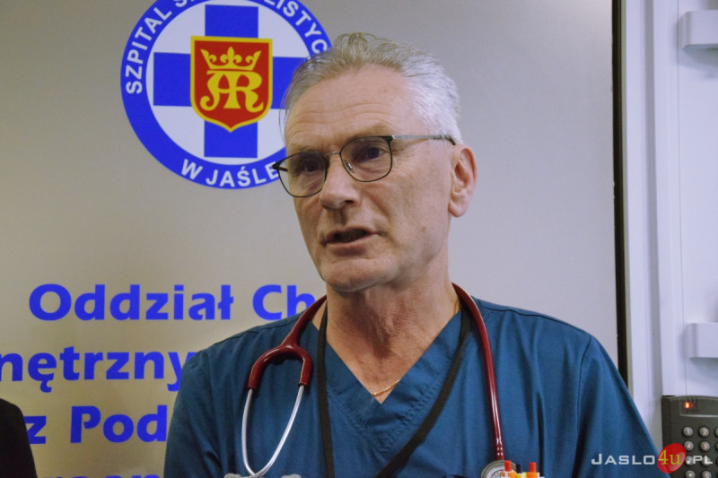 Uroczyste oddanie videogastroskopu w jasielskim szpitalu