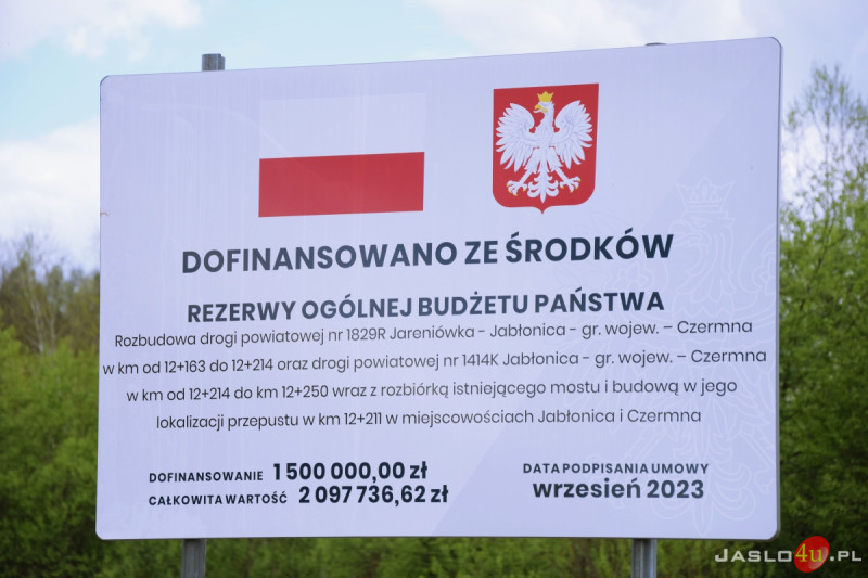Oddanie do użytku nowego mostu w Czermnej