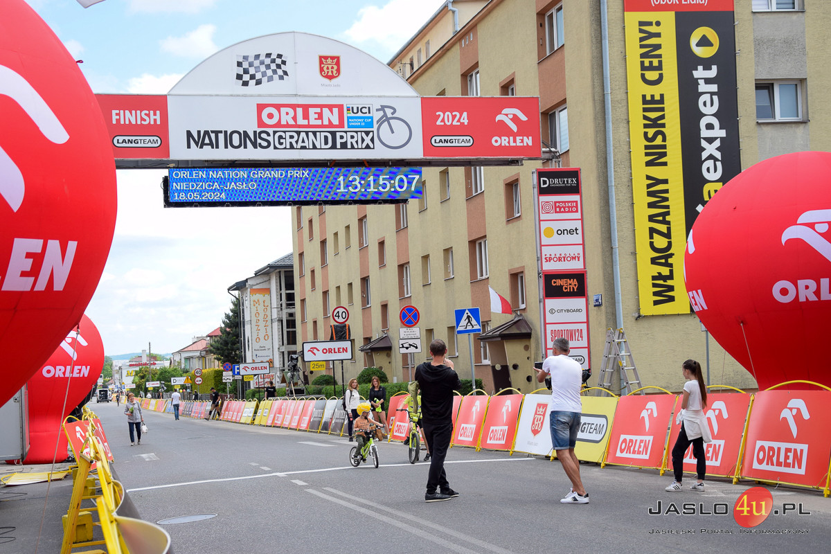 Meta 4. etapu ORLEN Wyścigu Narodów - Jasło 2024