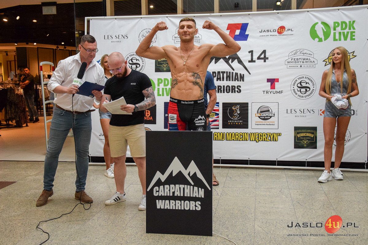 Ważenie oficjalne przed Galą MMA „Carpathian Warriors” w Jaśle