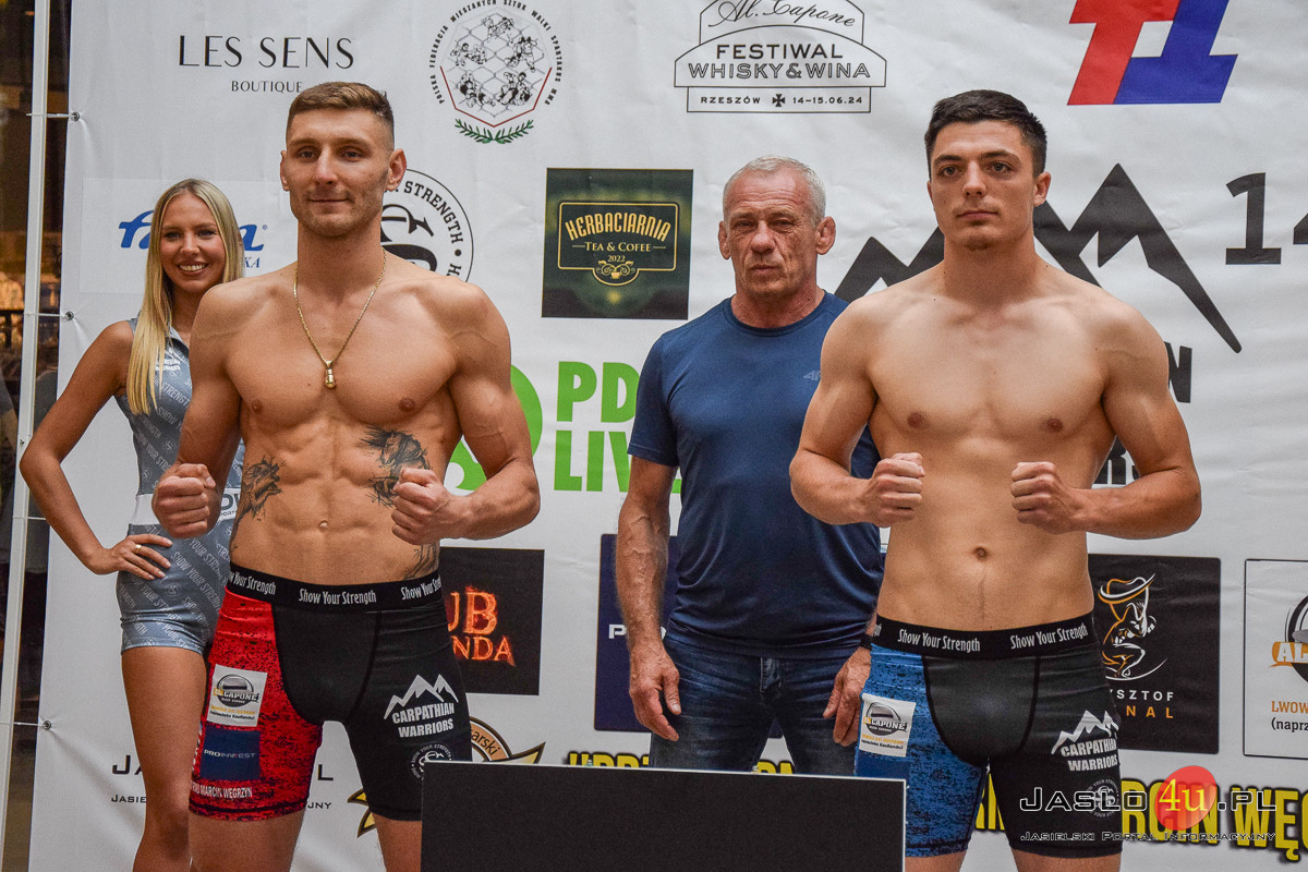 Ważenie oficjalne przed Galą MMA „Carpathian Warriors” w Jaśle