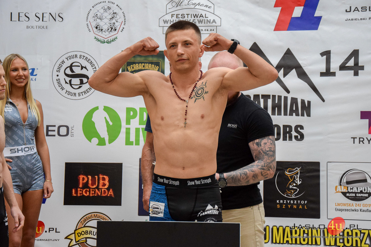 Ważenie oficjalne przed Galą MMA „Carpathian Warriors” w Jaśle