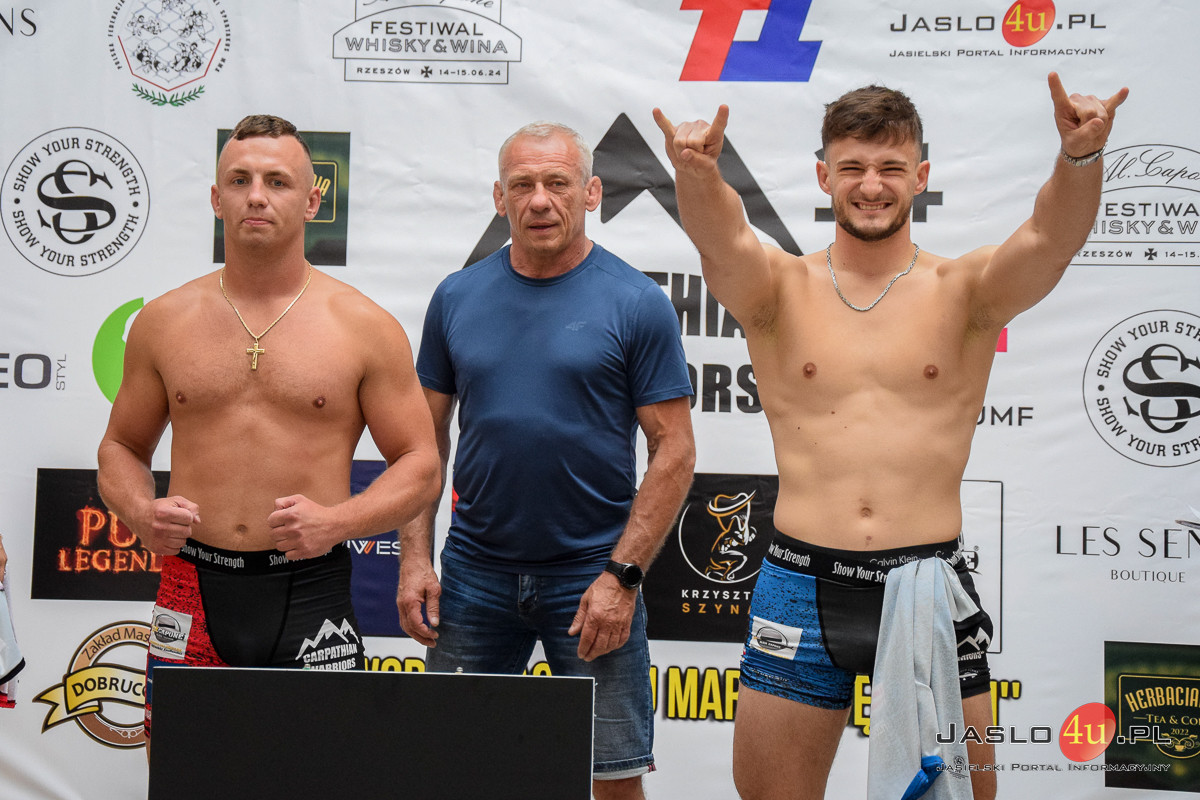 Ważenie oficjalne przed Galą MMA „Carpathian Warriors” w Jaśle