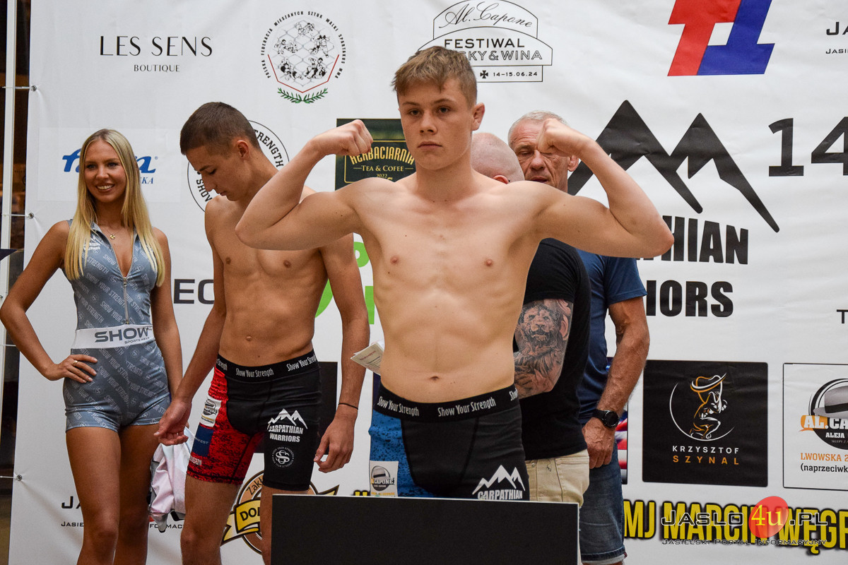 Ważenie oficjalne przed Galą MMA „Carpathian Warriors” w Jaśle