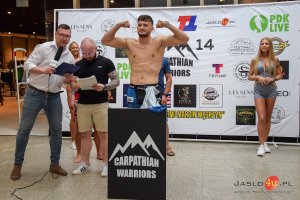 Ważenie oficjalne przed Galą MMA „Carpathian Warriors” w Jaśle