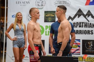 Ważenie oficjalne przed Galą MMA „Carpathian Warriors” w Jaśle