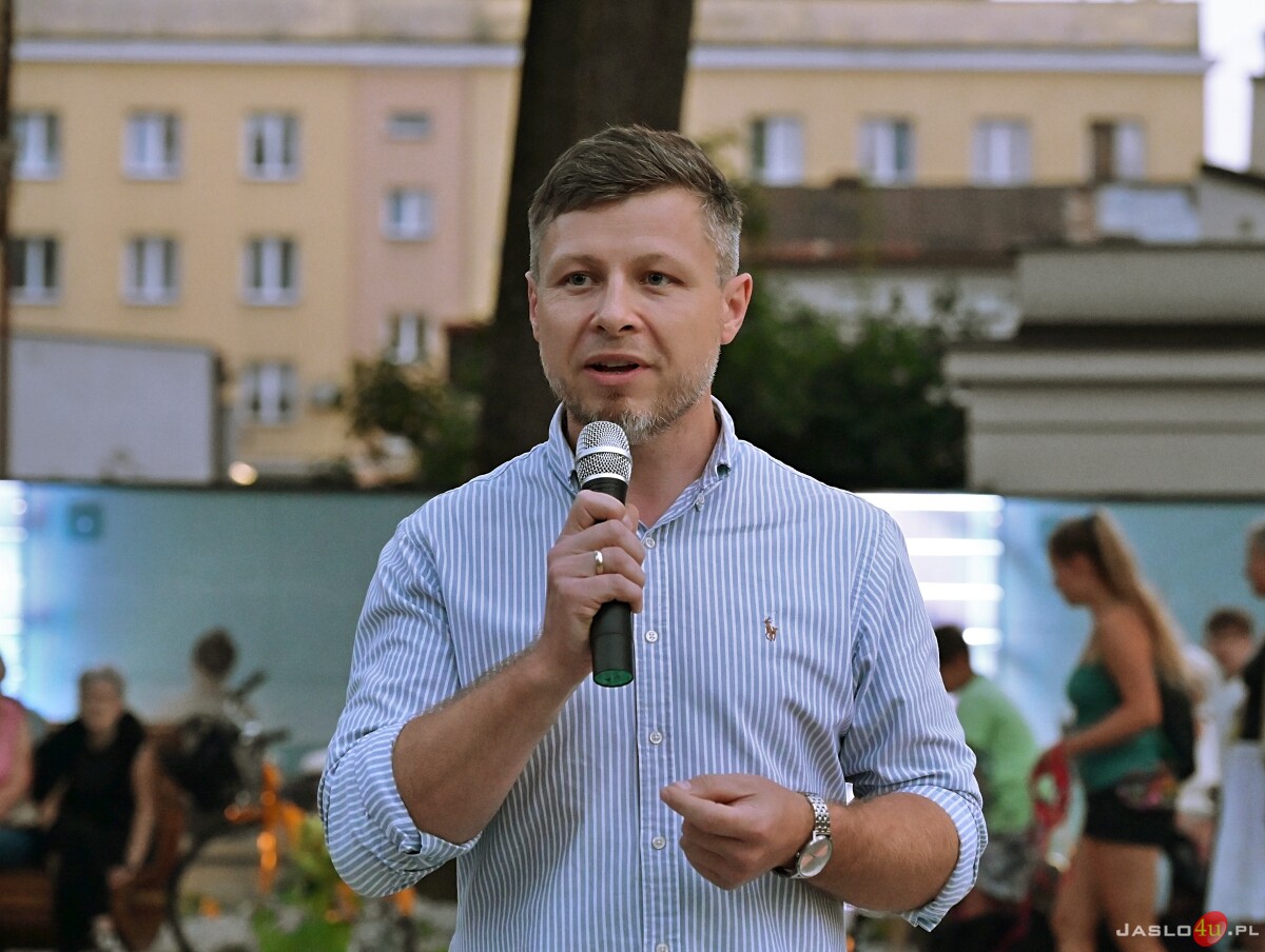 Spotkanie przy kotwicy na Placu Inwalidów w Jaśle