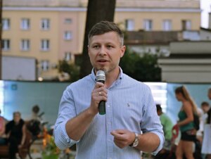 Spotkanie przy kotwicy na Placu Inwalidów w Jaśle