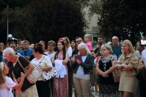 Spotkanie przy kotwicy na Placu Inwalidów w Jaśle