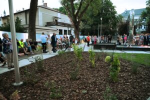 Spotkanie przy kotwicy na Placu Inwalidów w Jaśle