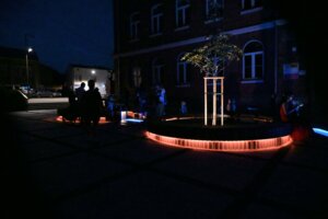 Spotkanie przy kotwicy na Placu Inwalidów w Jaśle