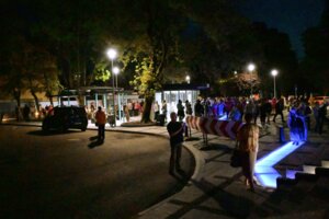 Spotkanie przy kotwicy na Placu Inwalidów w Jaśle
