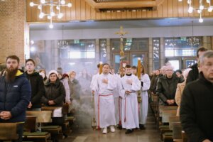 Msza św. z okazji jubileuszu 125 lat posługi franciszkanów w Jaśle