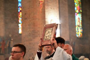 Msza św. z okazji jubileuszu 125 lat posługi franciszkanów w Jaśle