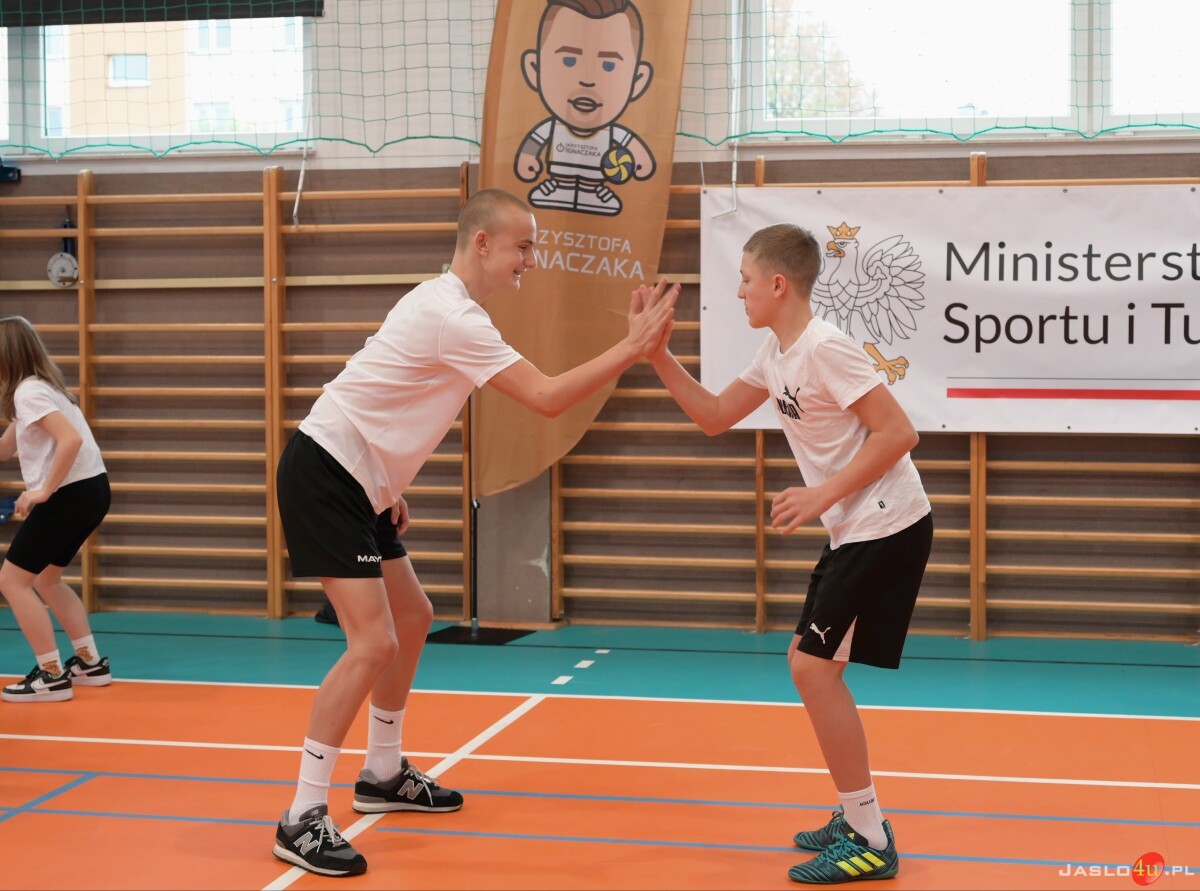 Trening siatkarski z Krzysztofem Ignaczakiem i Mileną Sadurek