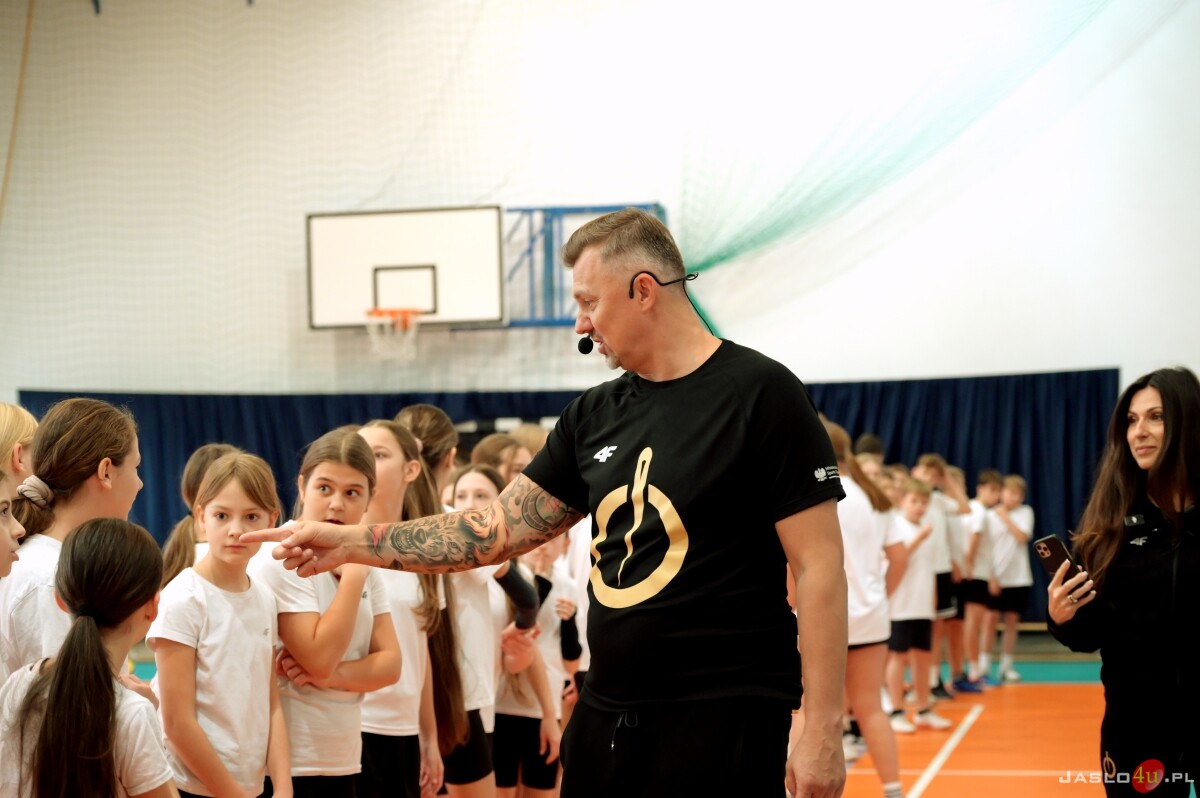 Trening siatkarski z Krzysztofem Ignaczakiem i Mileną Sadurek