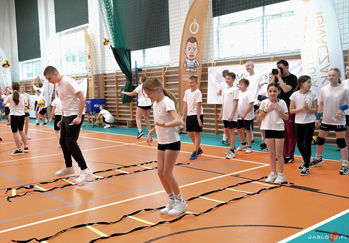 Trening siatkarski z Krzysztofem Ignaczakiem i Mileną Sadurek
