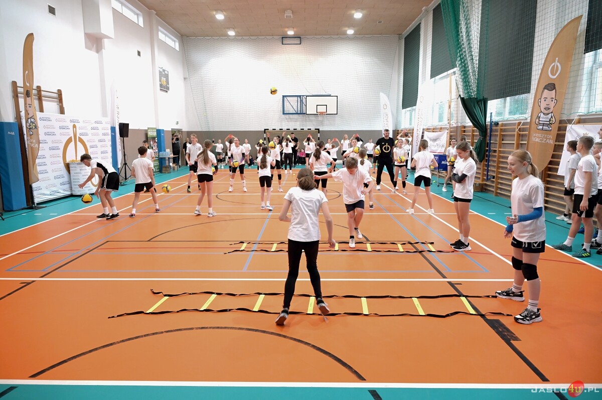 Trening siatkarski z Krzysztofem Ignaczakiem i Mileną Sadurek