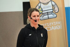 Trening siatkarski z Krzysztofem Ignaczakiem i Mileną Sadurek