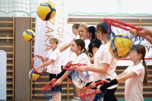 Trening siatkarski z Krzysztofem Ignaczakiem i Mileną Sadurek