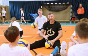 Trening siatkarski z Krzysztofem Ignaczakiem i Mileną Sadurek