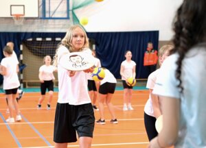 Trening siatkarski z Krzysztofem Ignaczakiem i Mileną Sadurek