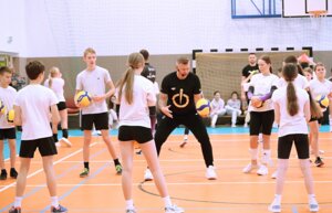 Trening siatkarski z Krzysztofem Ignaczakiem i Mileną Sadurek