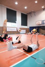 Trening siatkarski z Krzysztofem Ignaczakiem i Mileną Sadurek