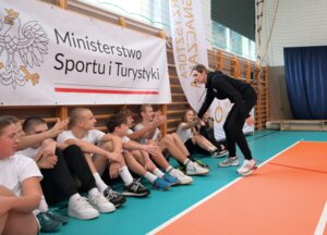 Trening siatkarski z Krzysztofem Ignaczakiem i Mileną Sadurek