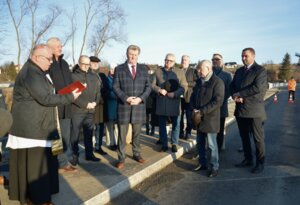 Oddanie do użytku nowego mostu w Osobnicy