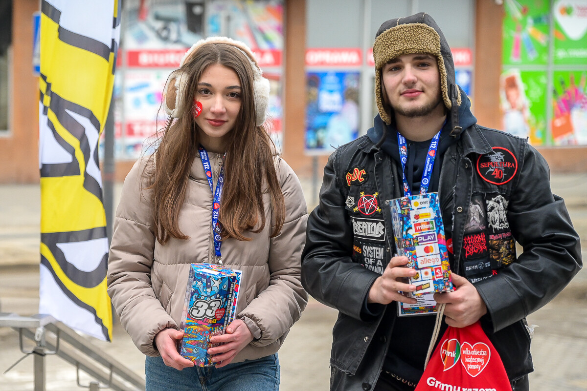 Finał Wielkiej Orkiestry Świątecznej Pomocy 2025 w Jaśle - kwesta