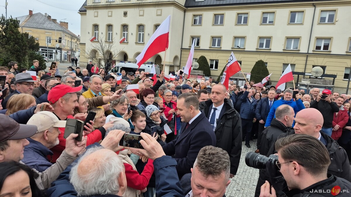Karol Nawrocki w Jaśle część 1